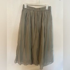H&M Sage Green Skirt
